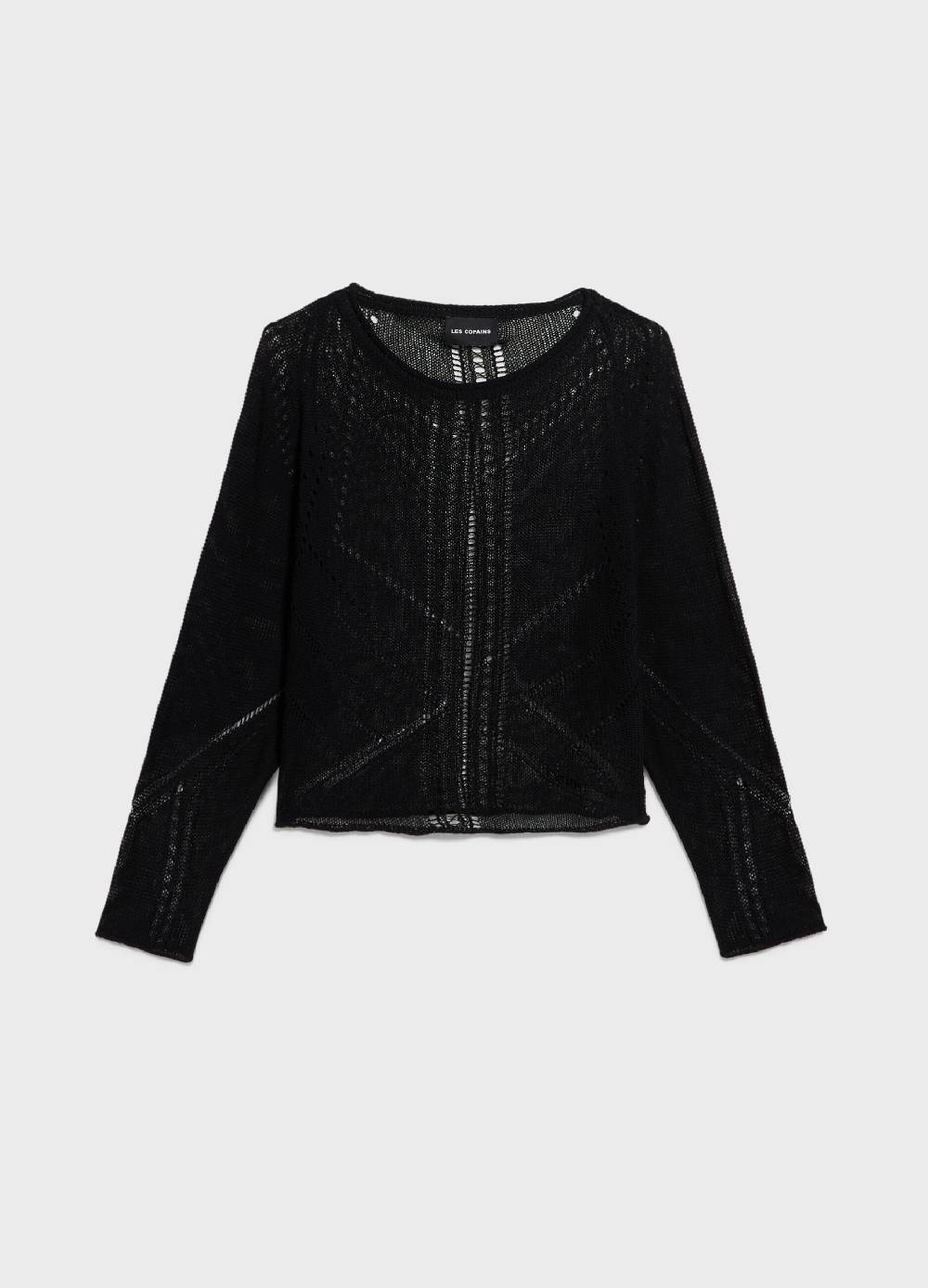 LES COPAINSMaglia tricot traforata Negozio