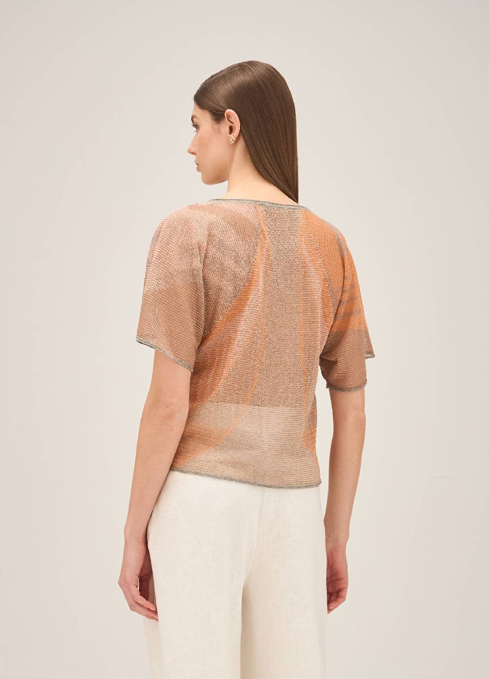 LES COPAINSMaglia tricot a fantasia Comprare a buon mercato
