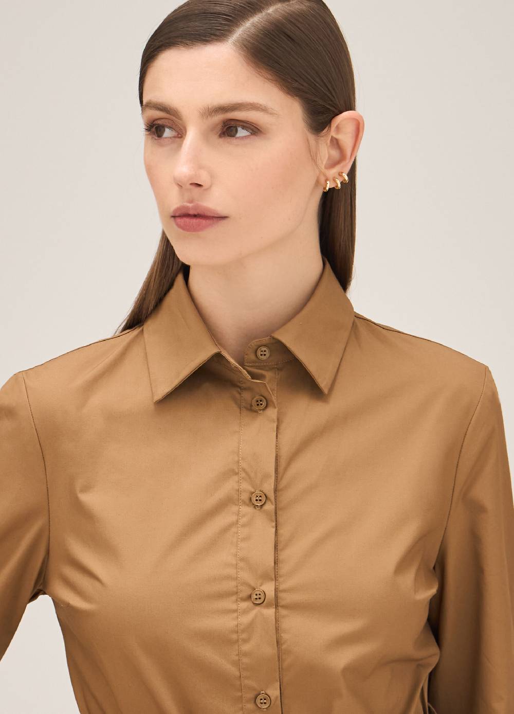 LES COPAINSAbito plissettato in puro cotone Shopping Online
