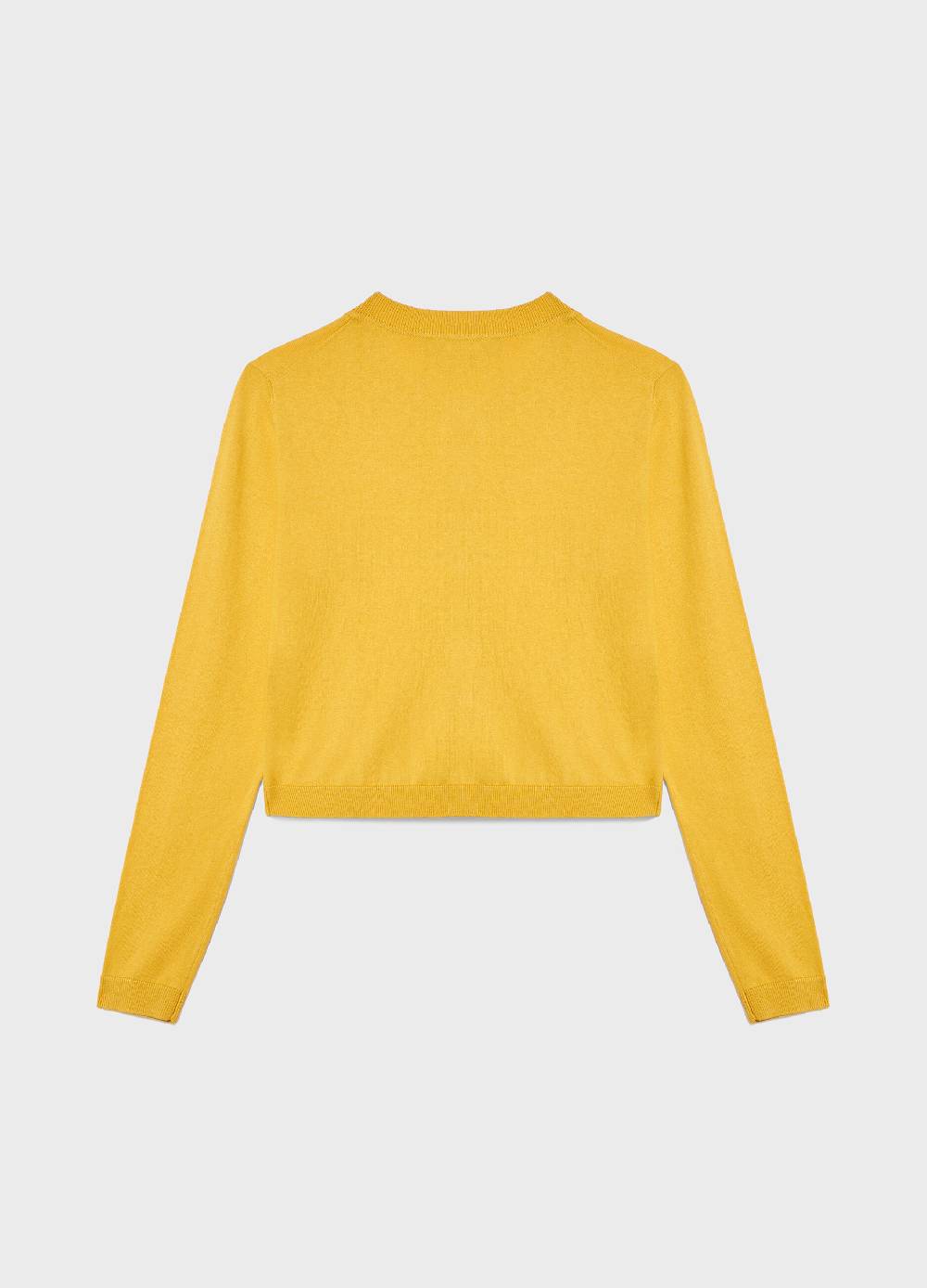 LES COPAINSCardigan tricot in seta e cotone Affare Del Giorno