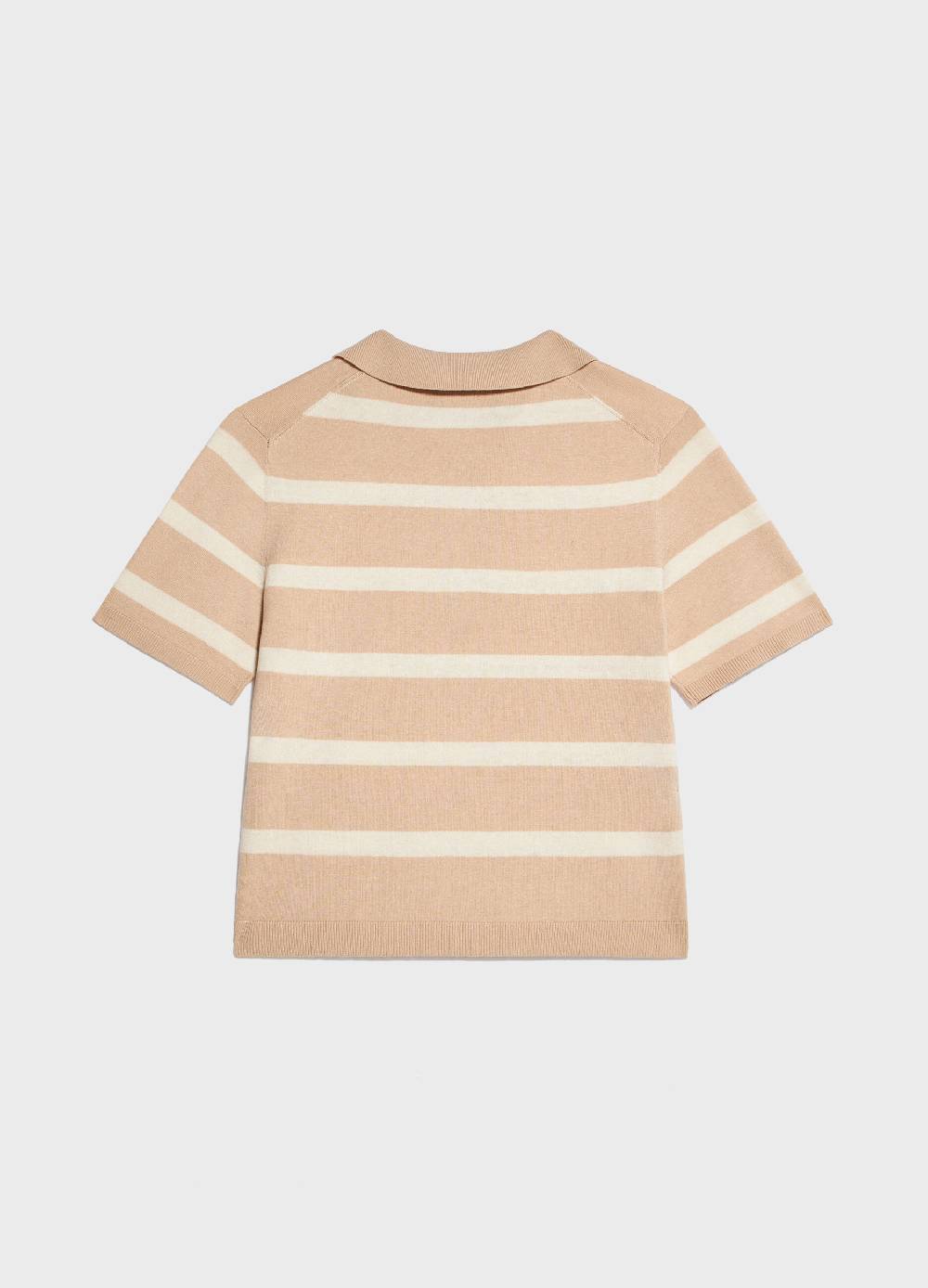 LES COPAINSPolo tricot in cotone e seta a righe Sconto