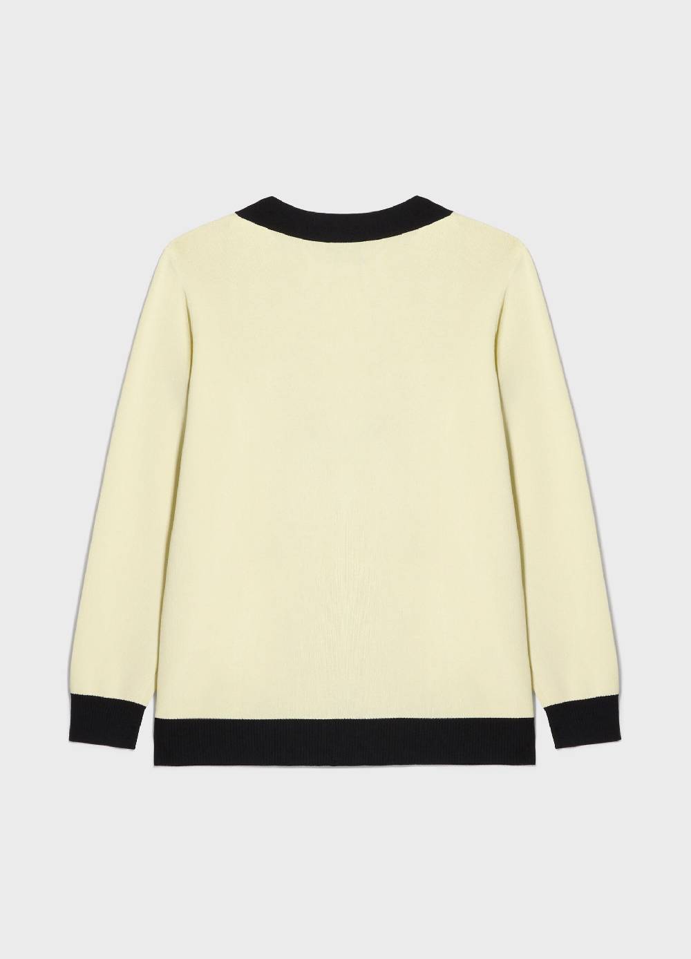 LES COPAINSCardigan tricot con scollo a V in misto viscosa In Vendita