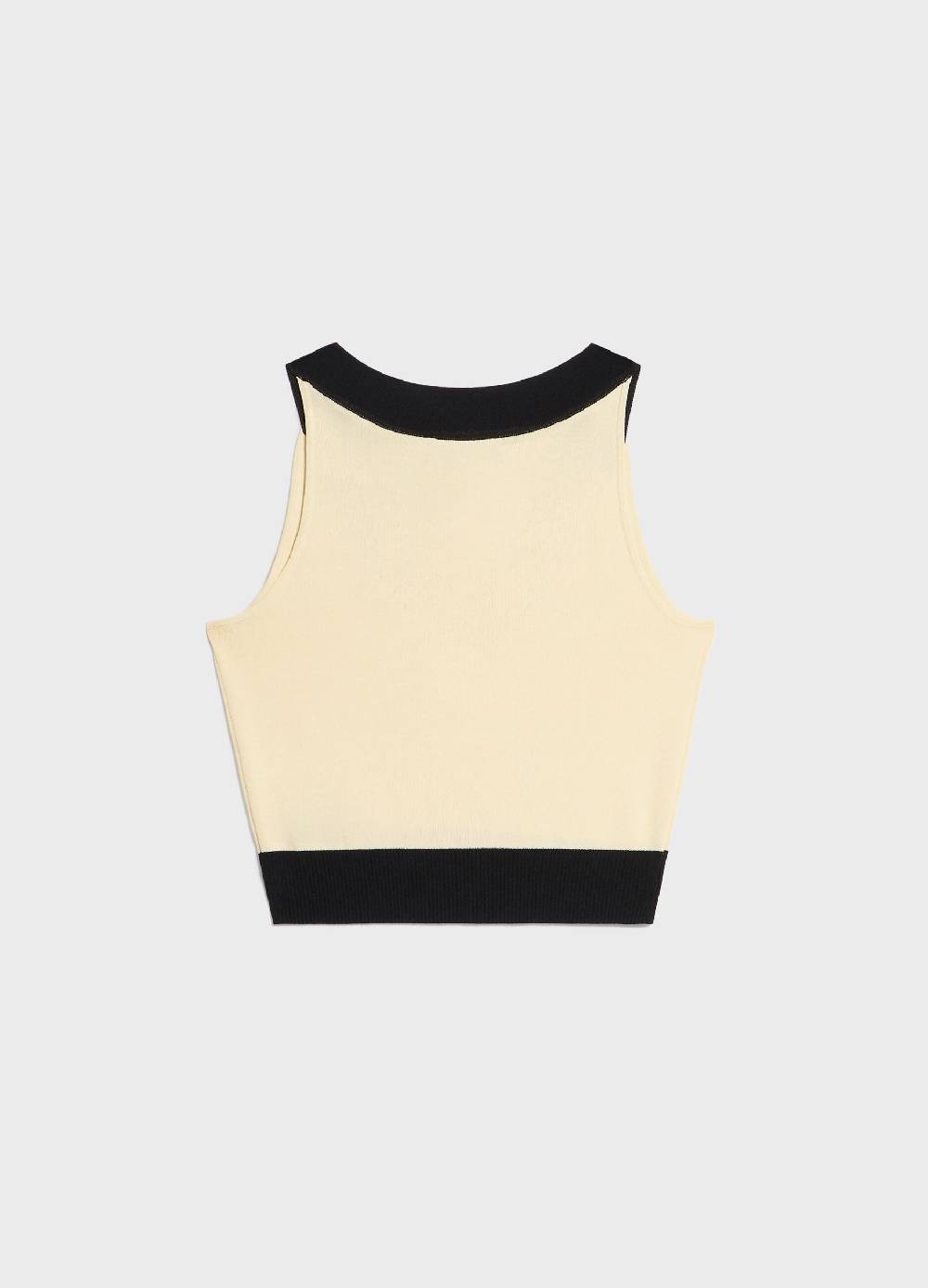 LES COPAINSTop tricot senza maniche in misto viscosa Saldi
