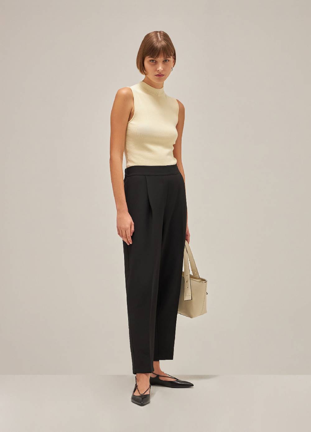 LES COPAINSPantaloni slouchy con elastico Vendite Flash