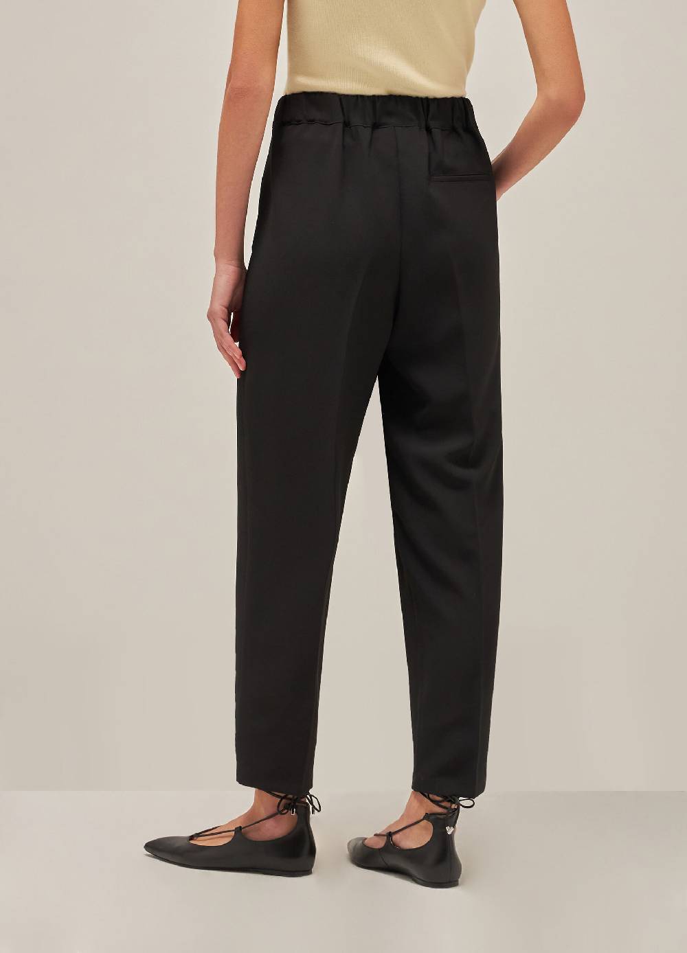 LES COPAINSPantaloni slouchy con elastico Vendite Flash