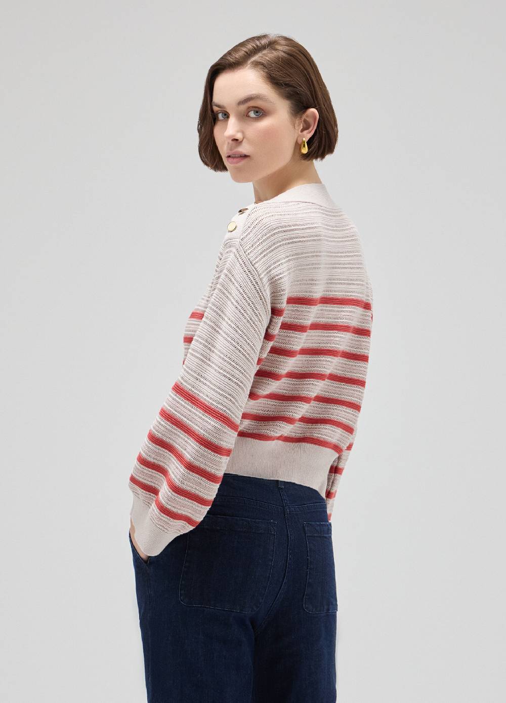 LES COPAINSMaglione tricot mix di punti Soddisfazione Garantita