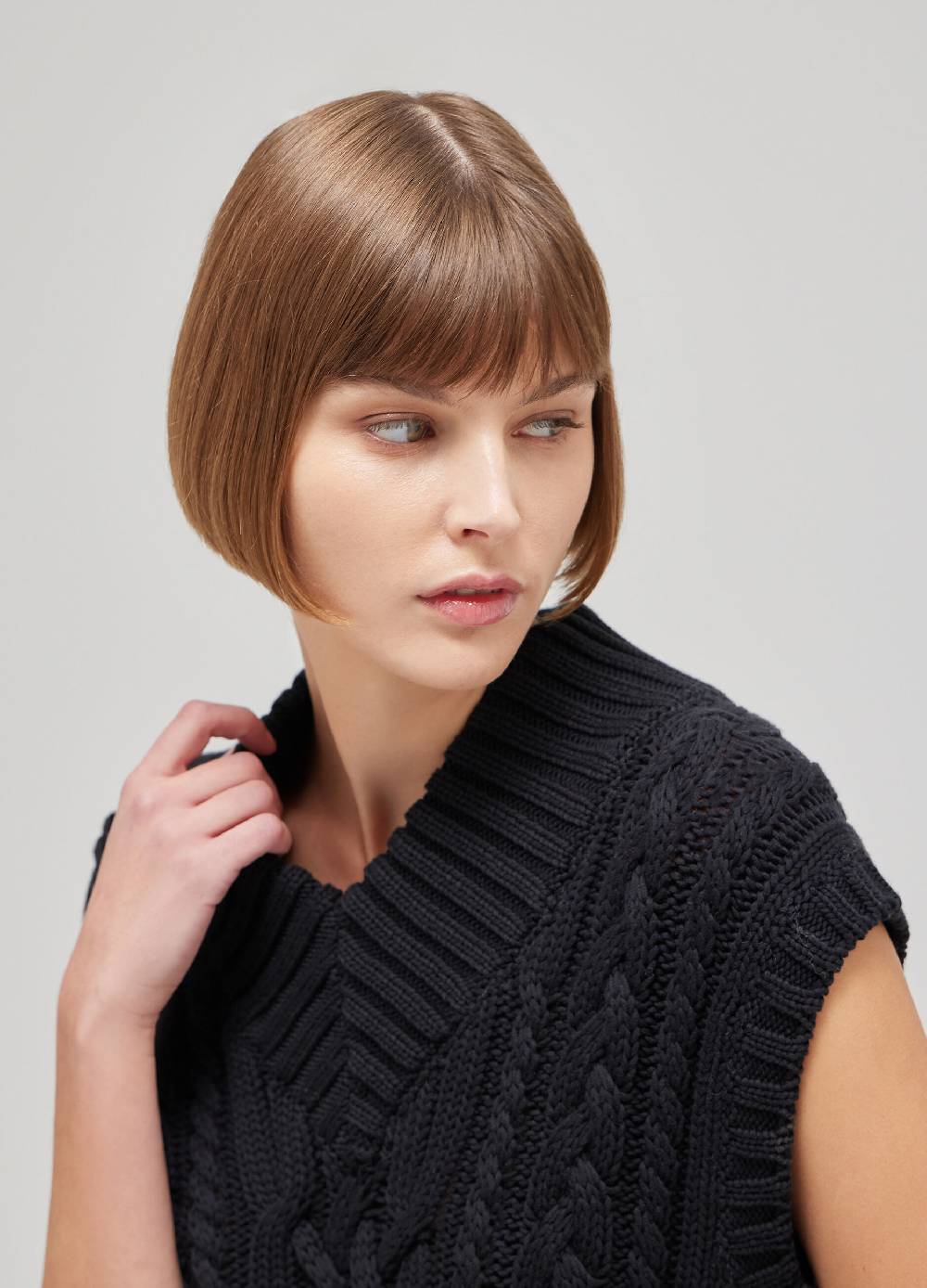 LES COPAINSGilet tricot a trecce Fino Al -60%