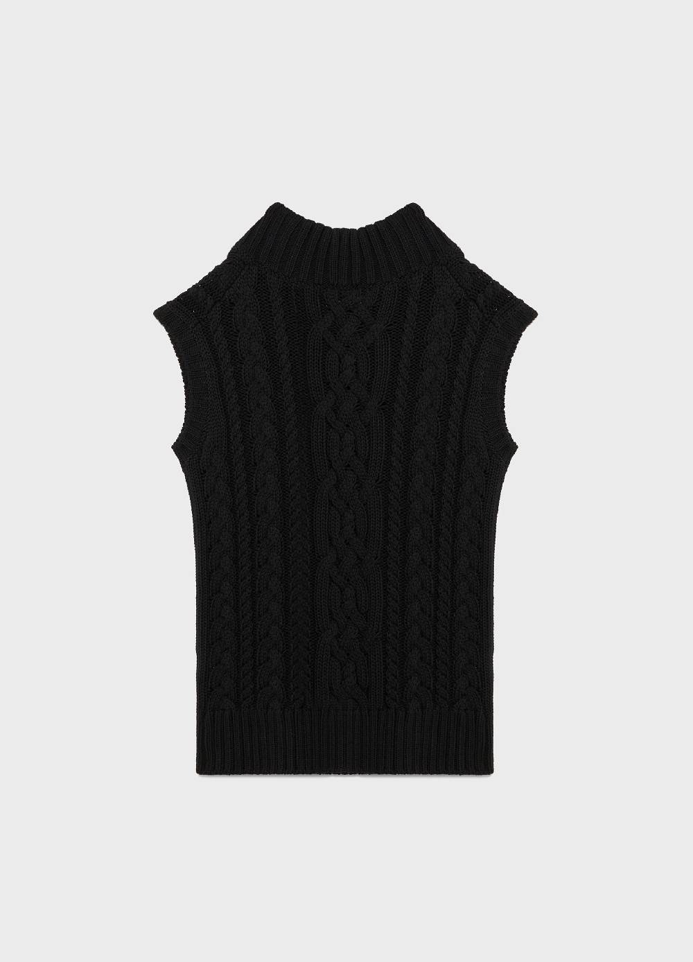 LES COPAINSGilet tricot a trecce Fino Al -60%