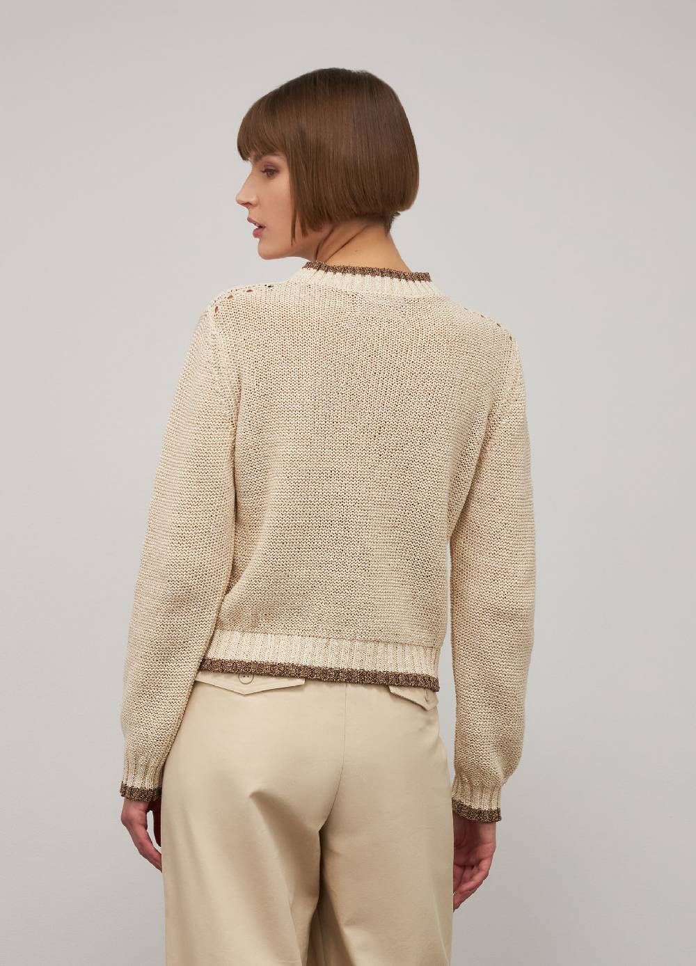 LES COPAINSMaglione tricot a girocollo Shopping Online