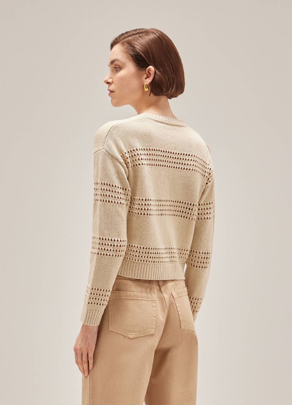LES COPAINSCardigan tricot misto seta e cotone Convenienza