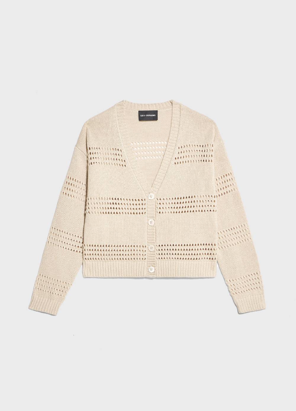 LES COPAINSCardigan tricot misto seta e cotone Convenienza