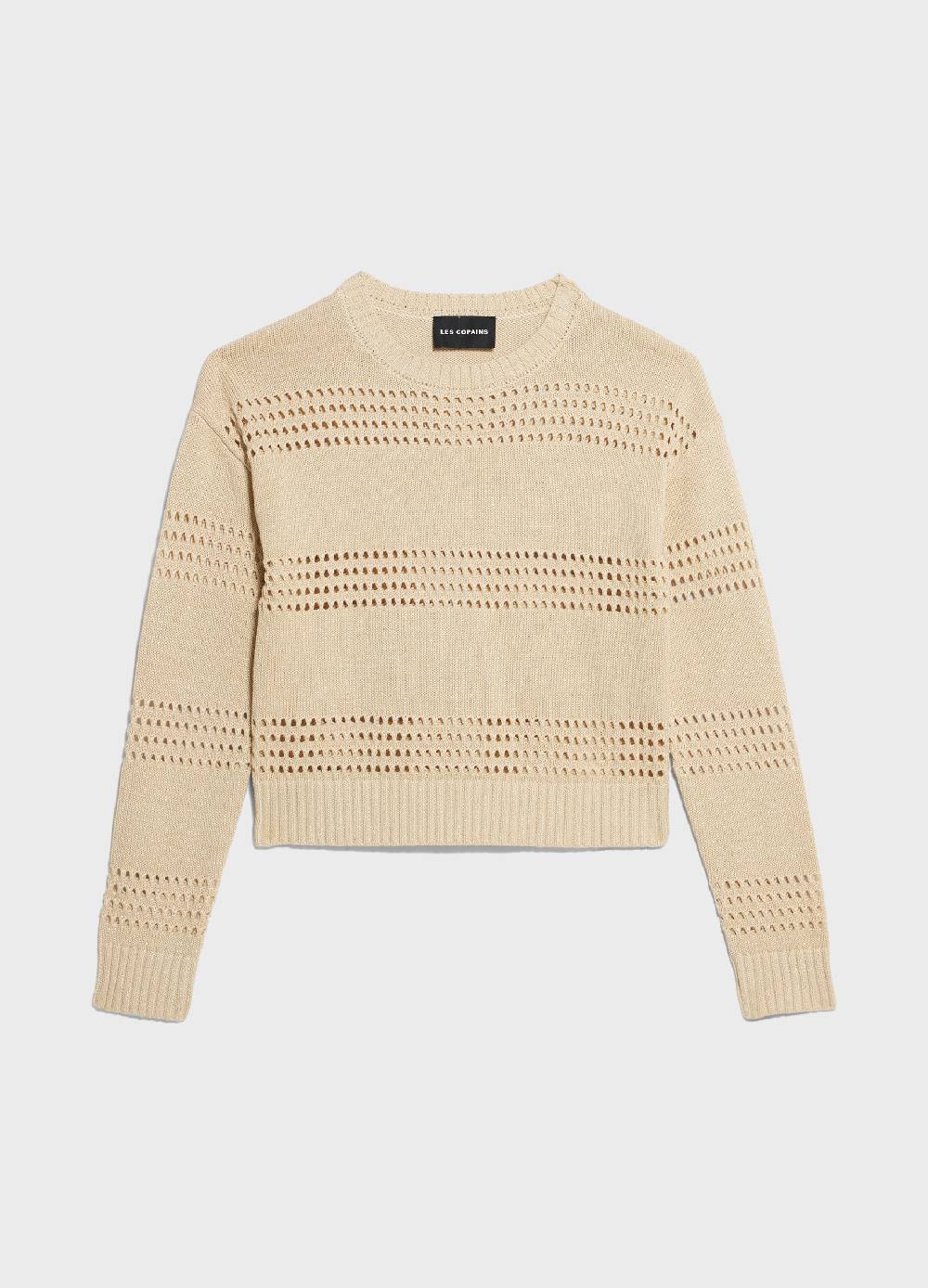 LES COPAINSMaglione tricot in seta e cotone Novità