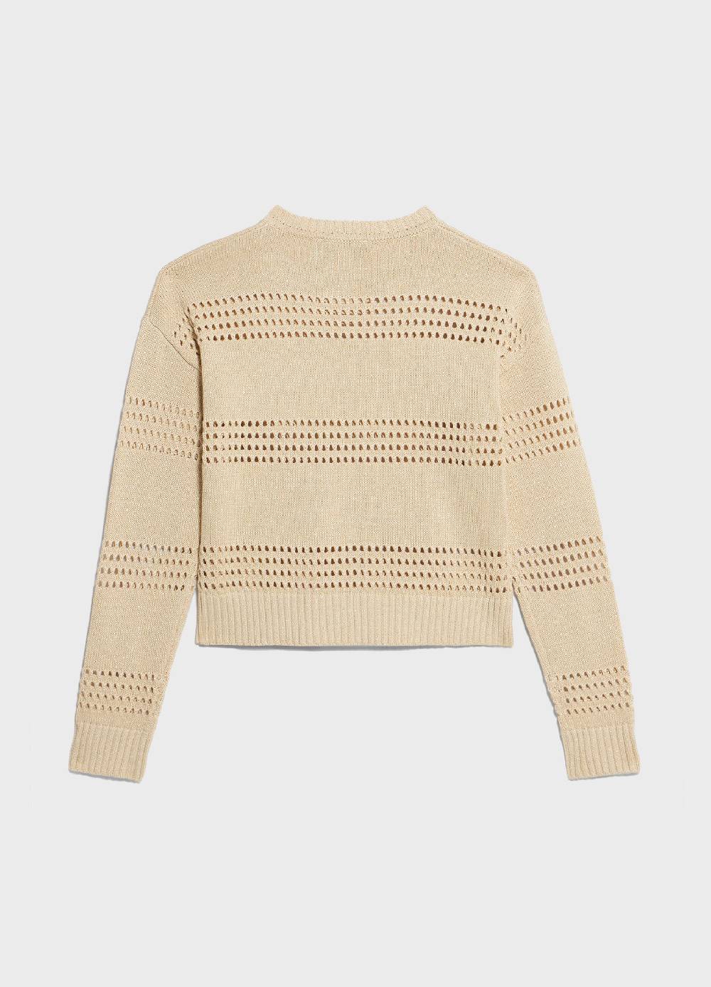LES COPAINSMaglione tricot in seta e cotone Novità