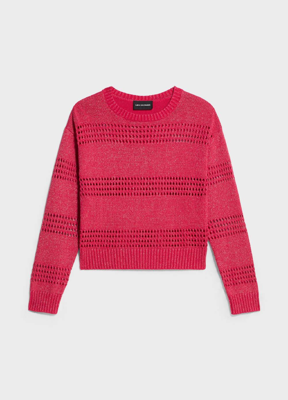 LES COPAINSMaglione tricot in seta e cotone Presa