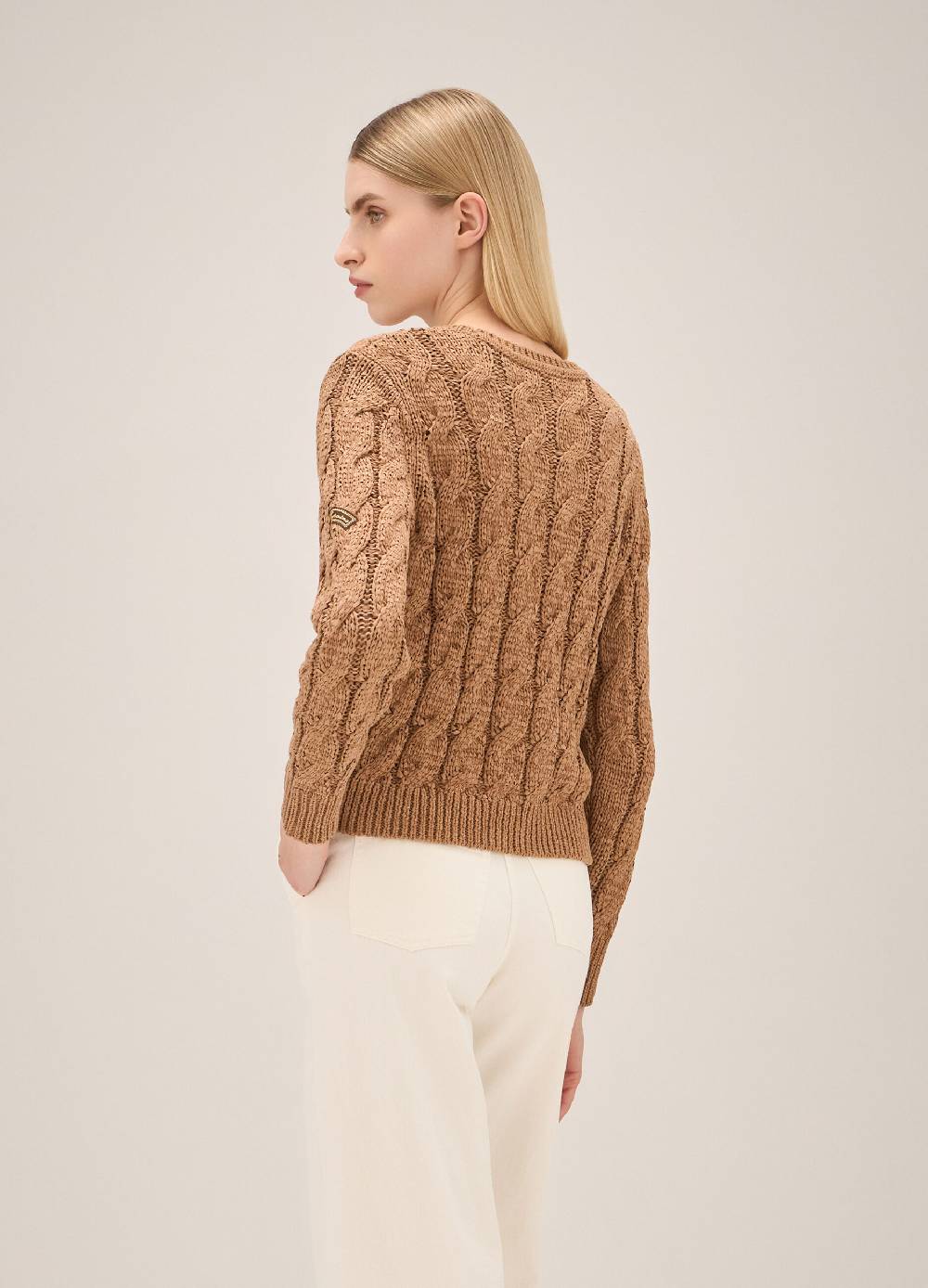 LES COPAINSMaglione tricot a trecce Economico