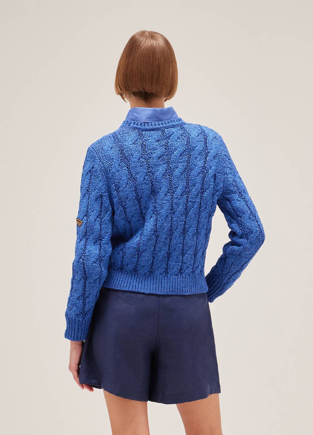 LES COPAINSMaglione tricot a trecce Online