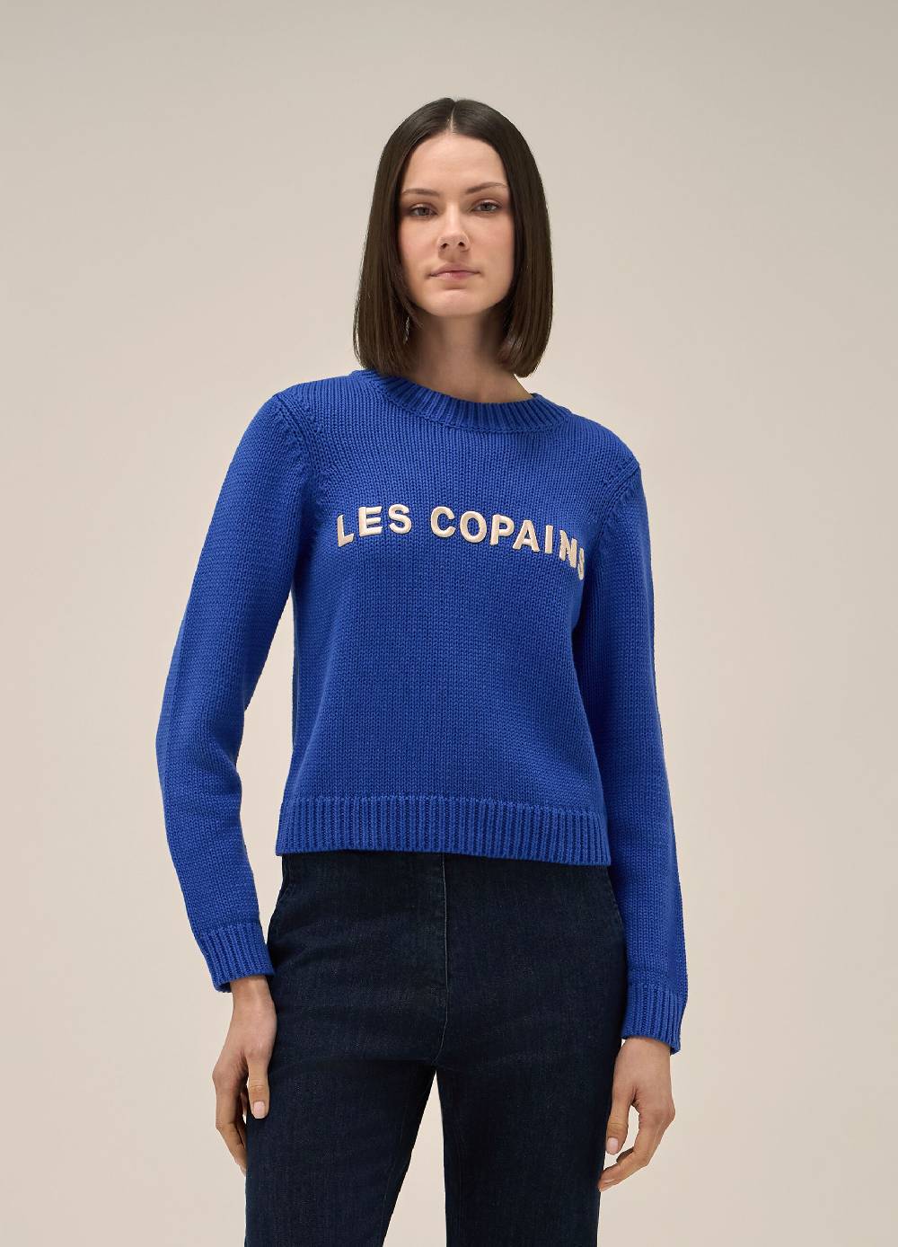 LES COPAINSMaglione tricot girocollo Saldi