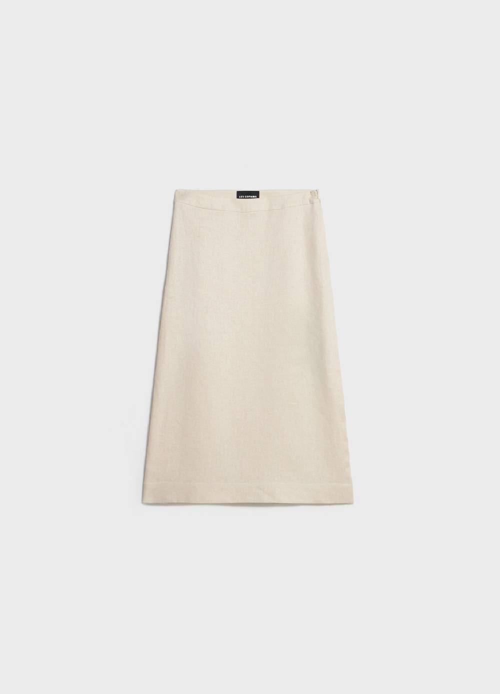 LES COPAINSGonna midi in puro lino Moda