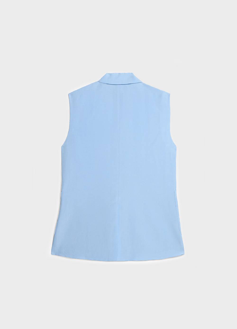 LES COPAINSGilet doppiopetto in misto lino In Linea