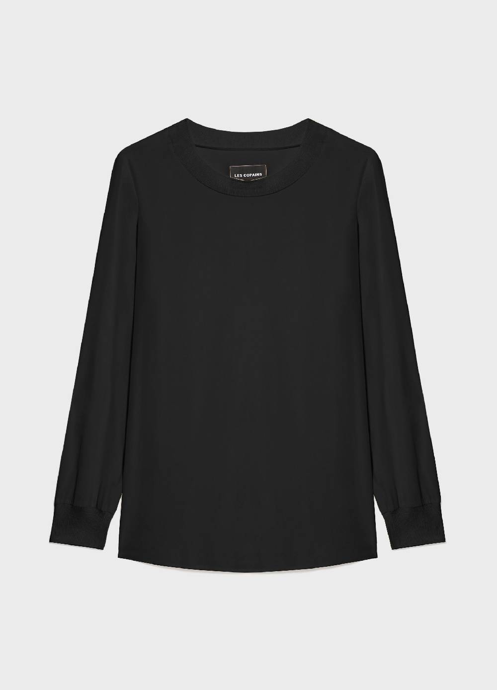 LES COPAINSBlusa girocollo in viscosa Spedizione Gratuita