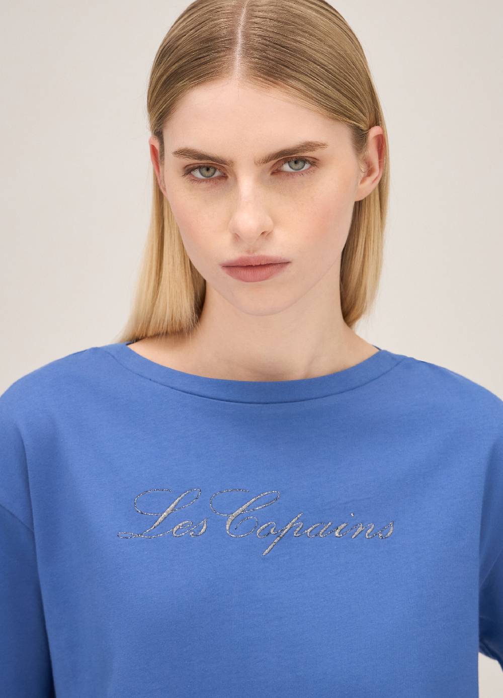 LES COPAINST-shirt in puro cotone con lettering Acquista Ora