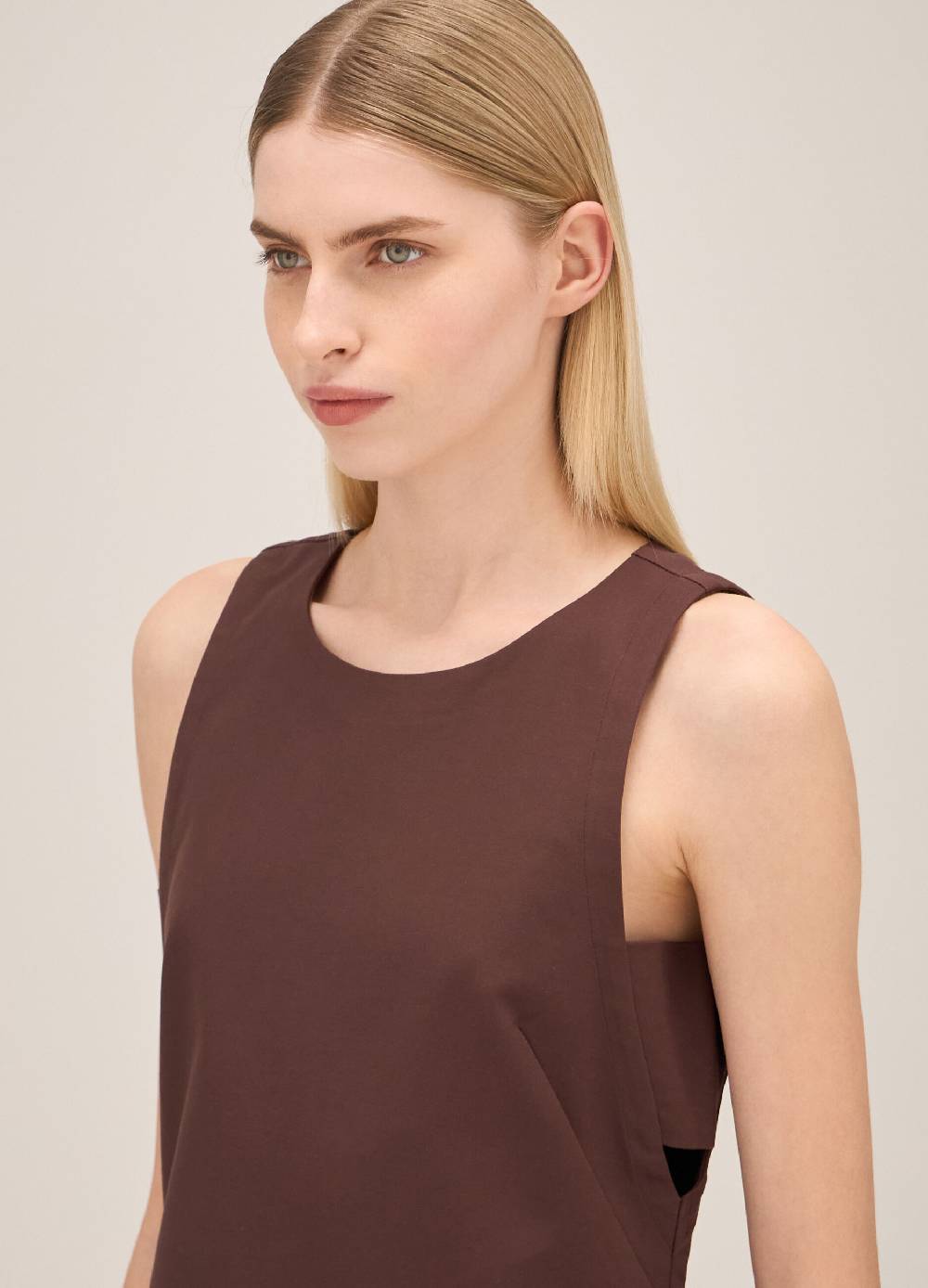 LES COPAINSAbito mini in cotone stretch Shopping Online