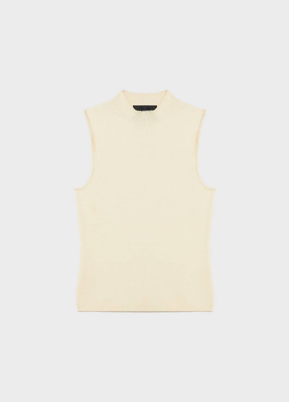 LES COPAINSTop tricot collo alto in misto viscosa Sottocosto