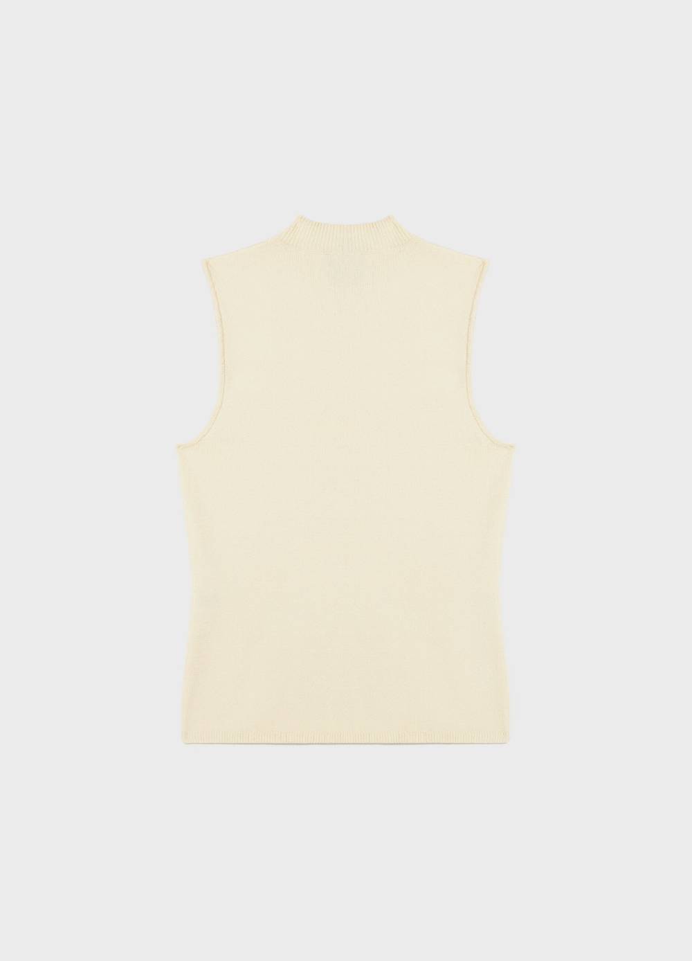 LES COPAINSTop tricot collo alto in misto viscosa Sottocosto