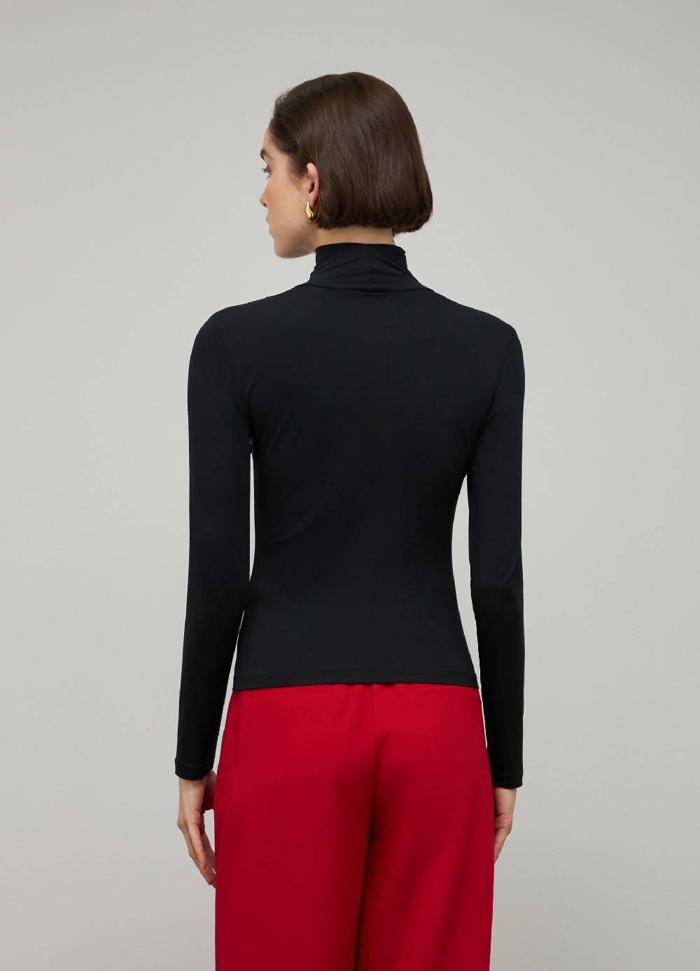 LES COPAINSDolcevita a manica lunga in tessuto stretch Outlet