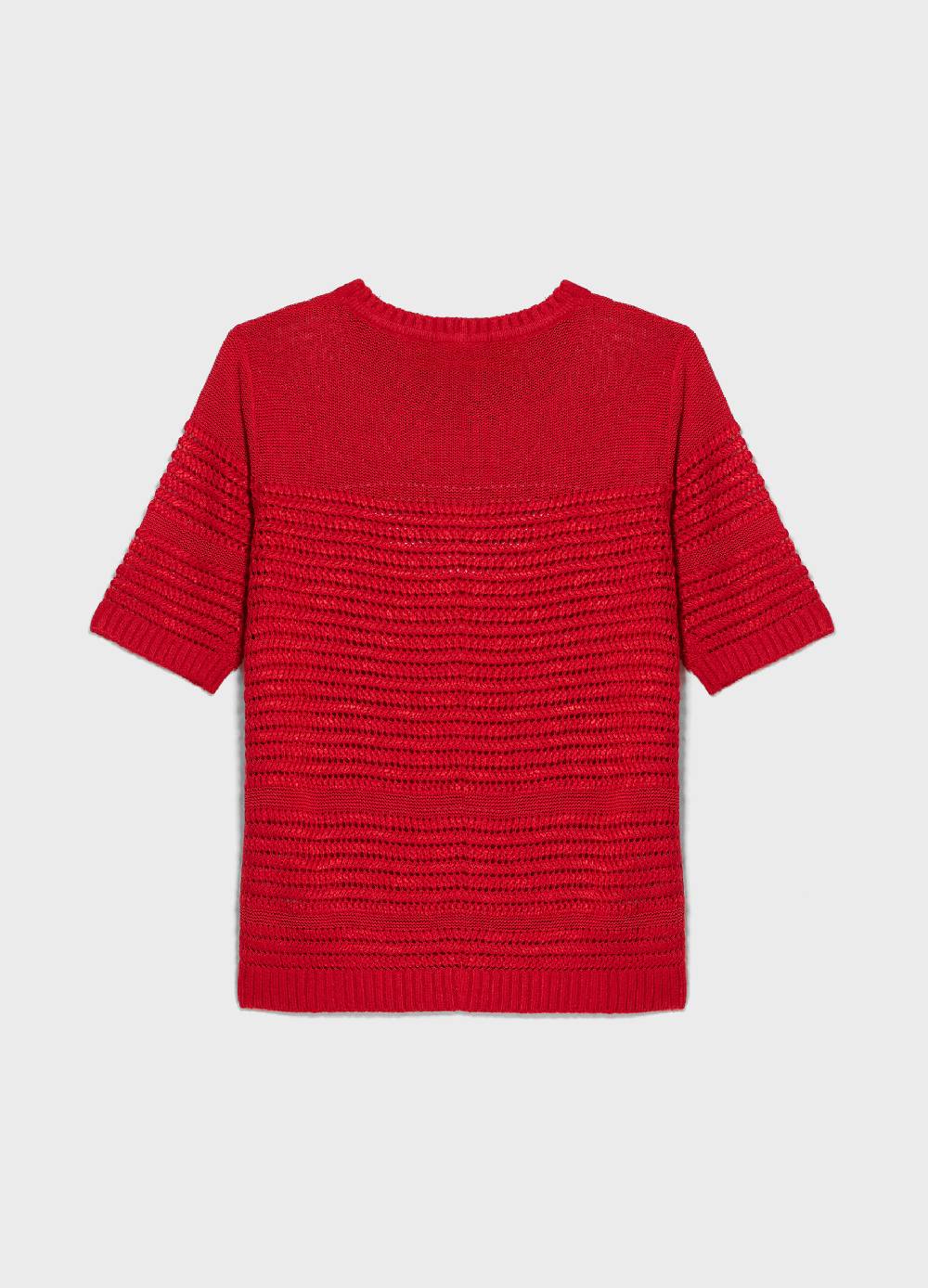 LES COPAINSTop tricot traforato maniche corte Offerte