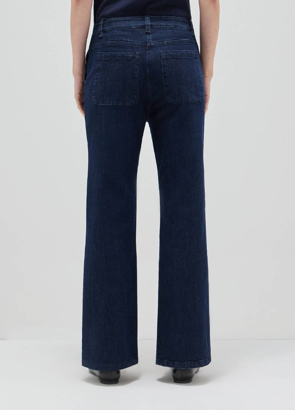 LES COPAINSDenim flare in cotone stretch Hotsell