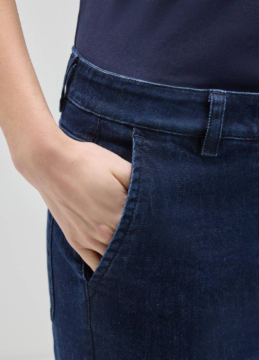 LES COPAINSDenim flare in cotone stretch Hotsell