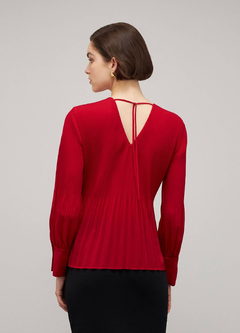 LES COPAINSBlusa plissettata Offerta San Valentino