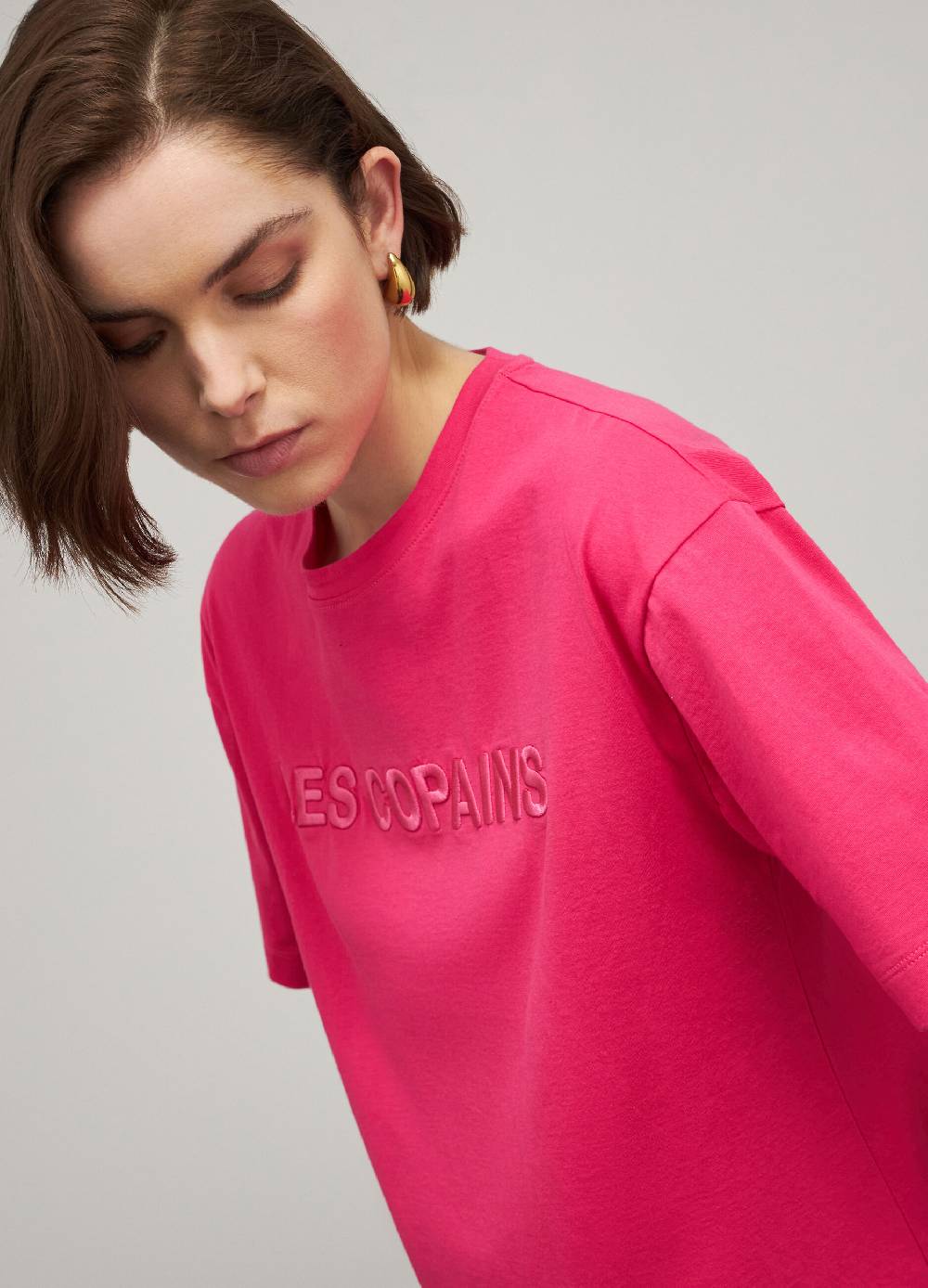 LES COPAINST-shirt logata in puro cotone Bestseller