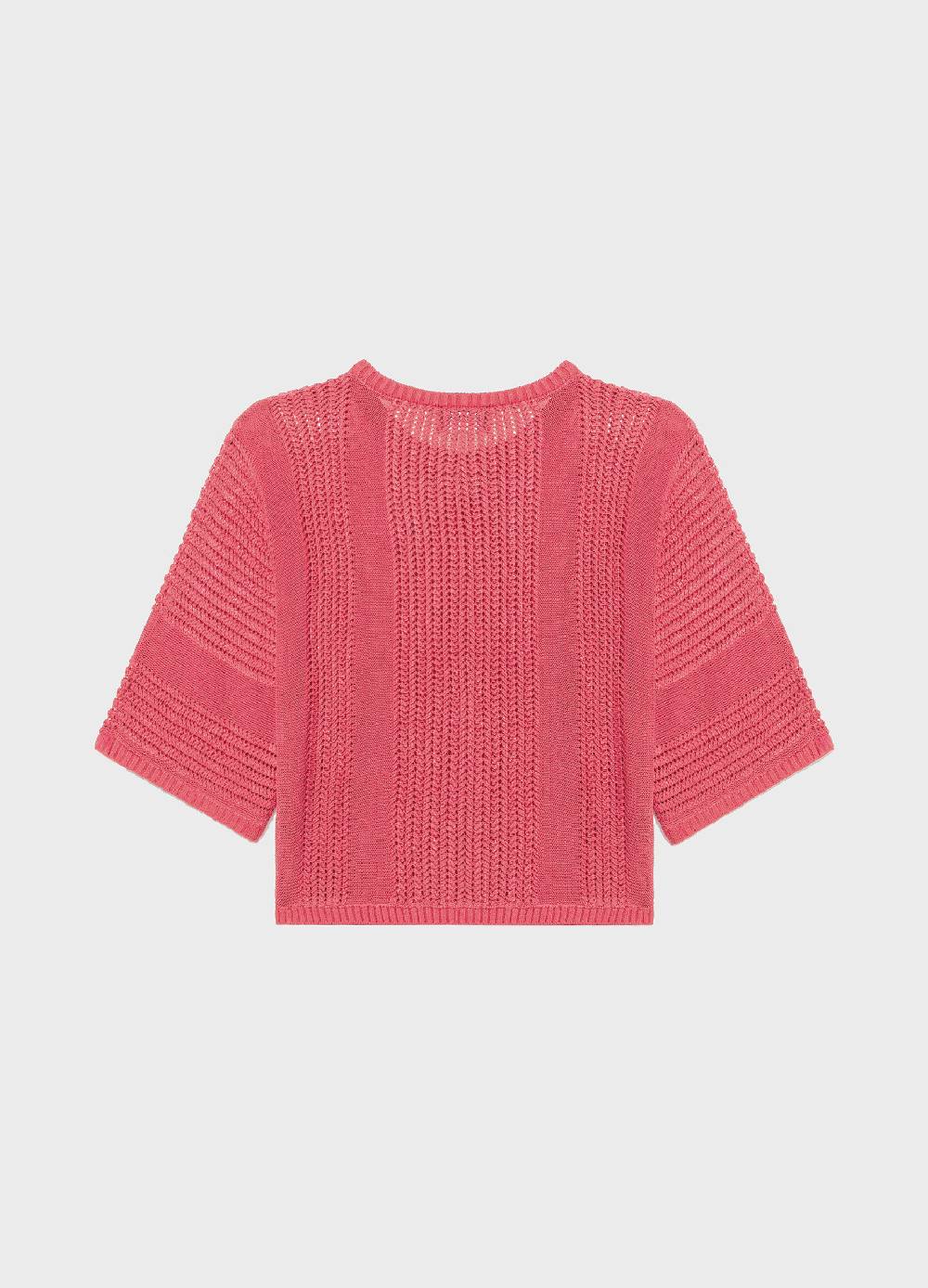 LES COPAINSMaglia tricot effetto traforato Liquidazione