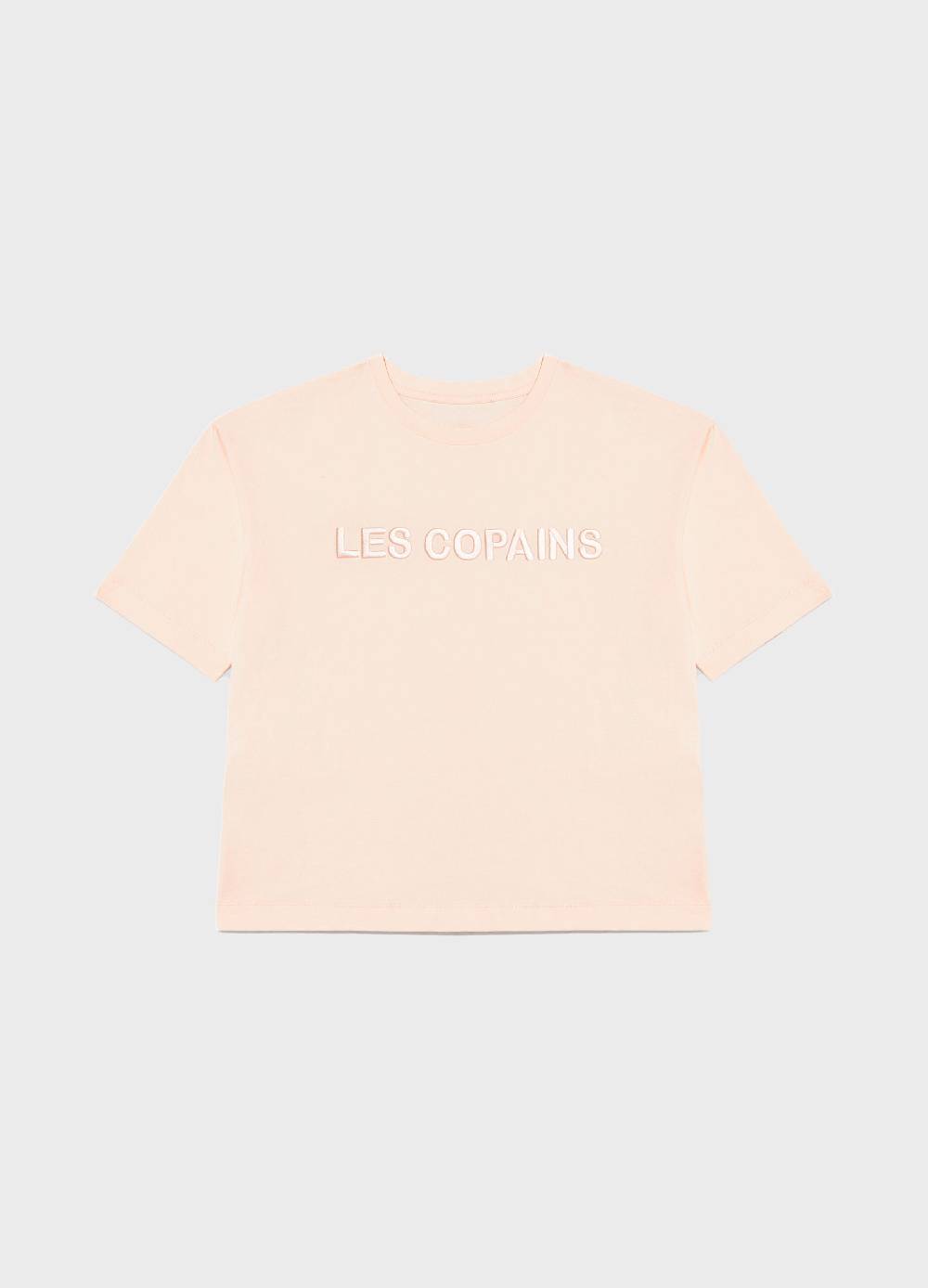 LES COPAINST-shirt boxy in cotone Offerte speciali