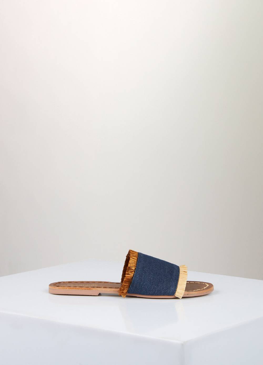 LES COPAINSSandali bassi in denim Discount Store per i nuovi prodotti