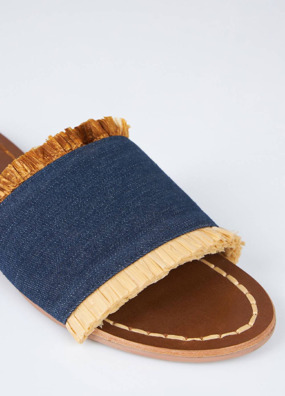 LES COPAINSSandali bassi in denim Discount Store per i nuovi prodotti