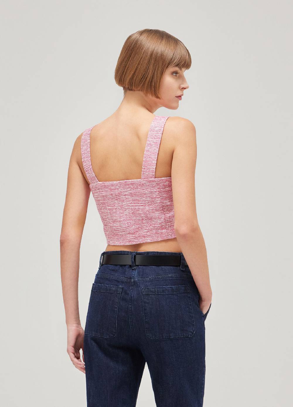LES COPAINSTop misto cotone effetto tweed 50% di sconto con spedizione gratuita