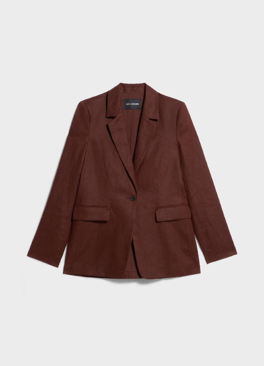 LES COPAINSBlazer in puro lino In vendita