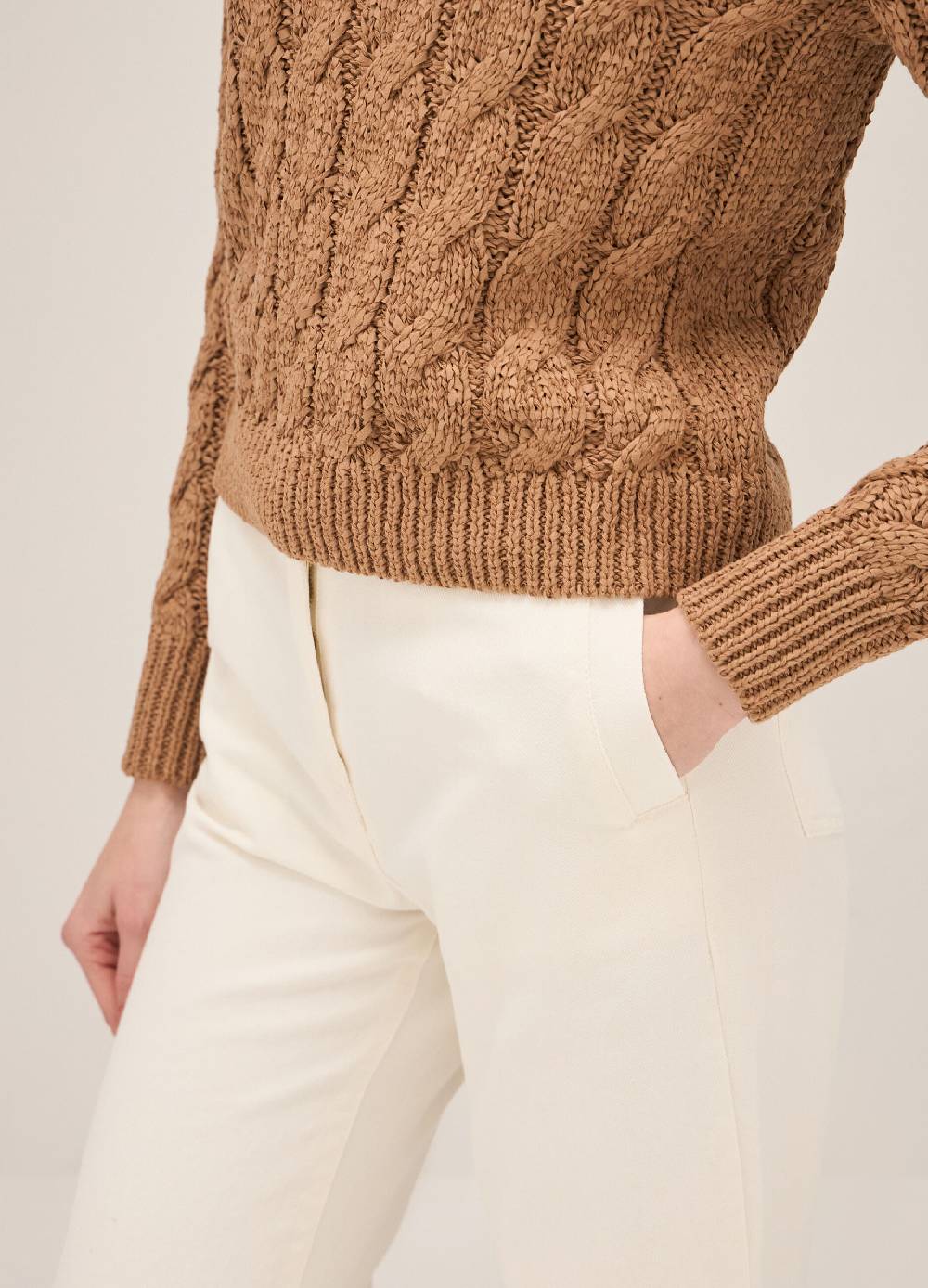 LES COPAINSDenim stile culotte in cotone 50% di sconto per tempo limitato