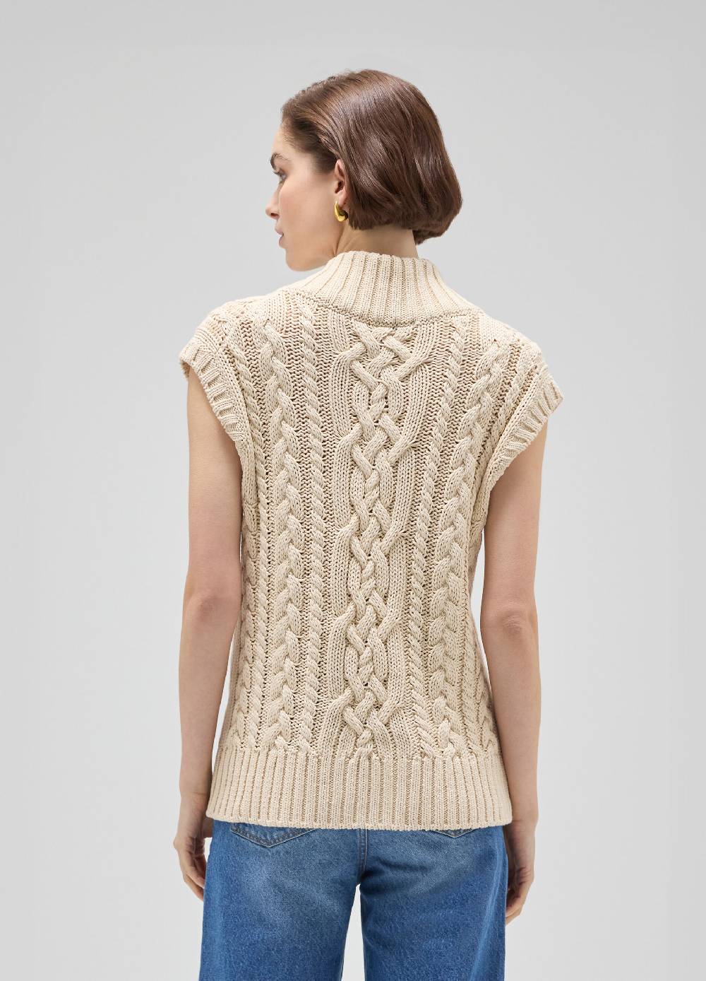 LES COPAINSGilet tricot a trecce Qualità