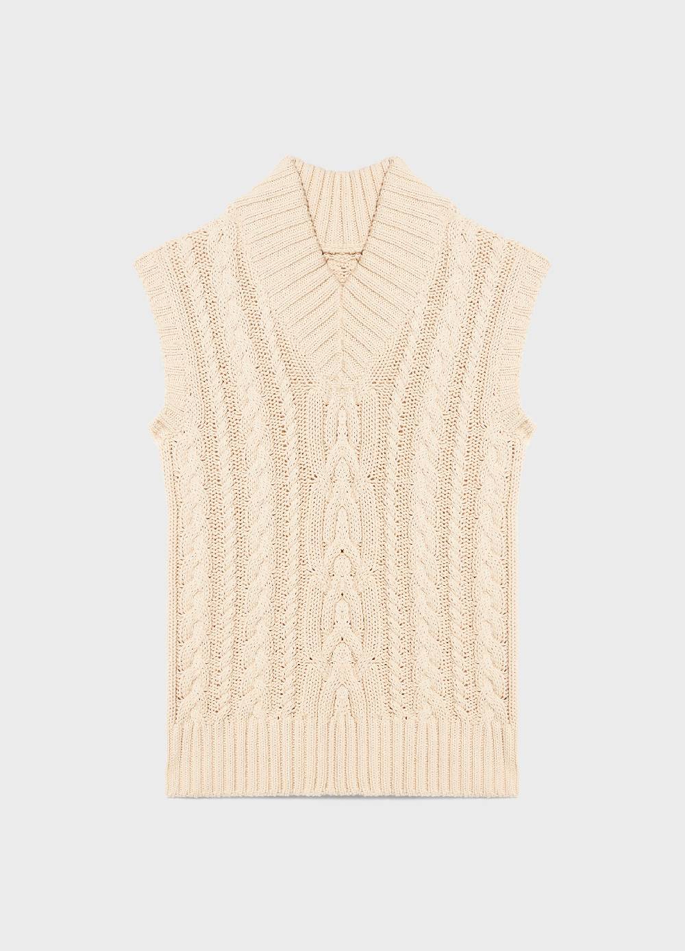 LES COPAINSGilet tricot a trecce Qualità