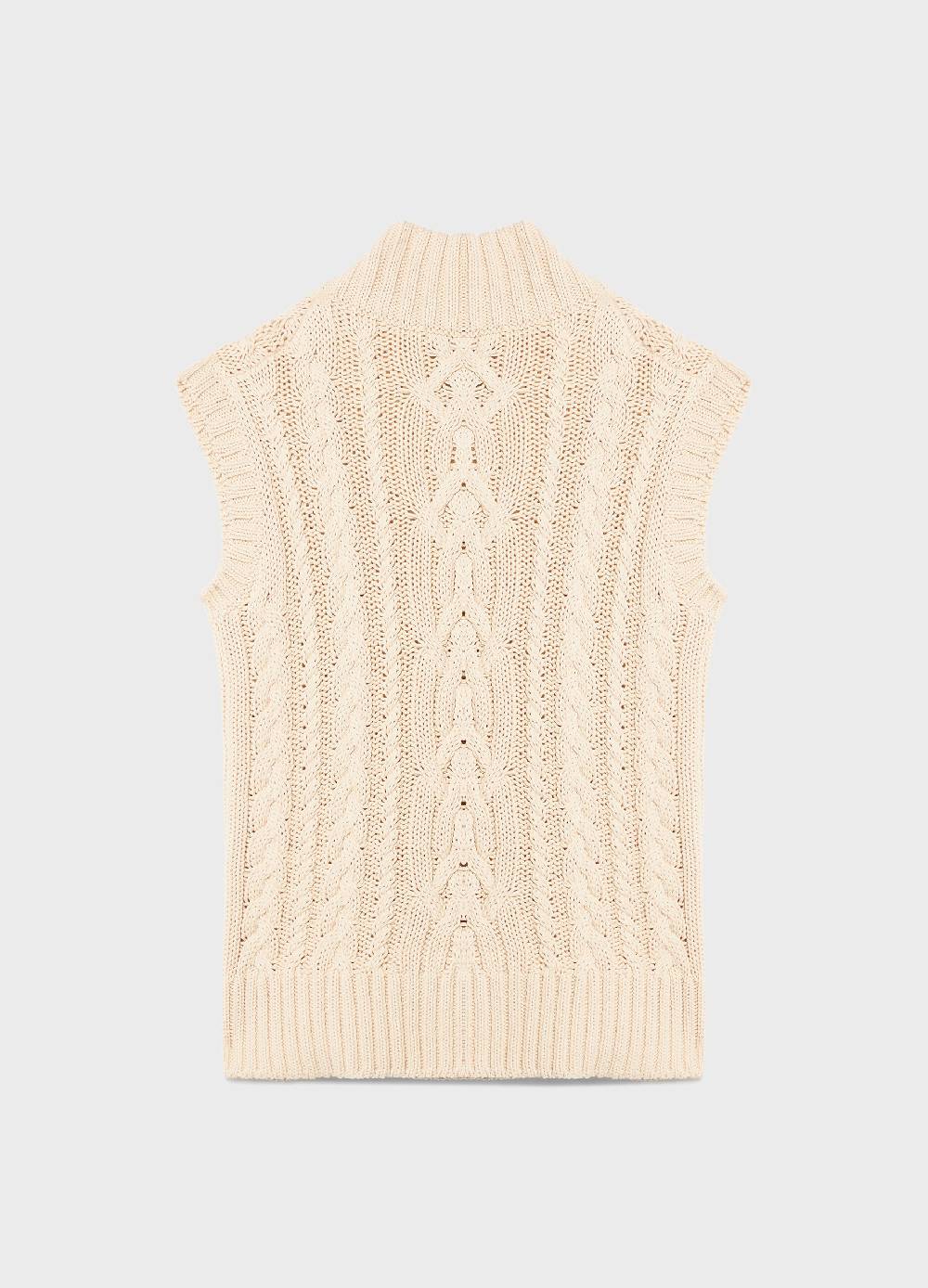LES COPAINSGilet tricot a trecce Qualità
