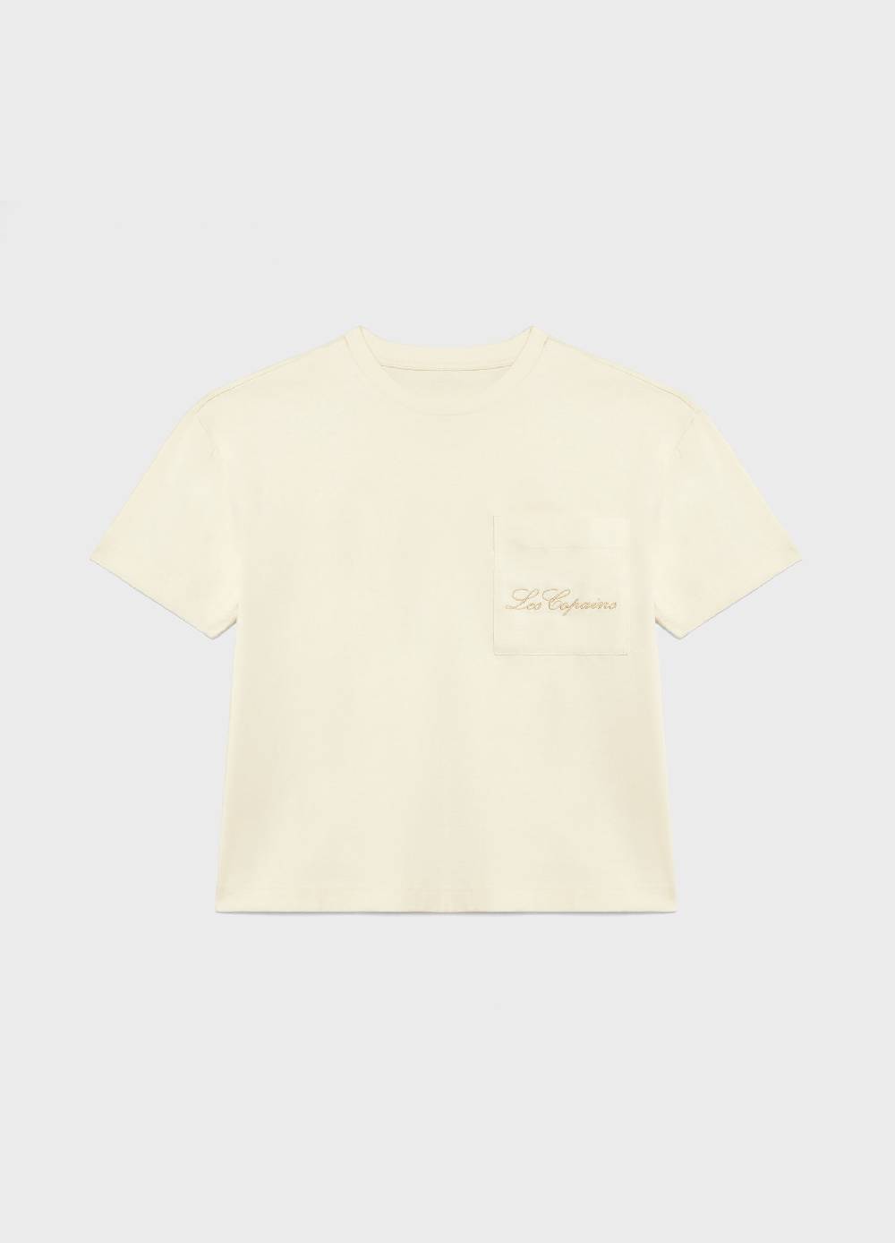 LES COPAINST-shirt con logo in puro cotone Consegna Veloce