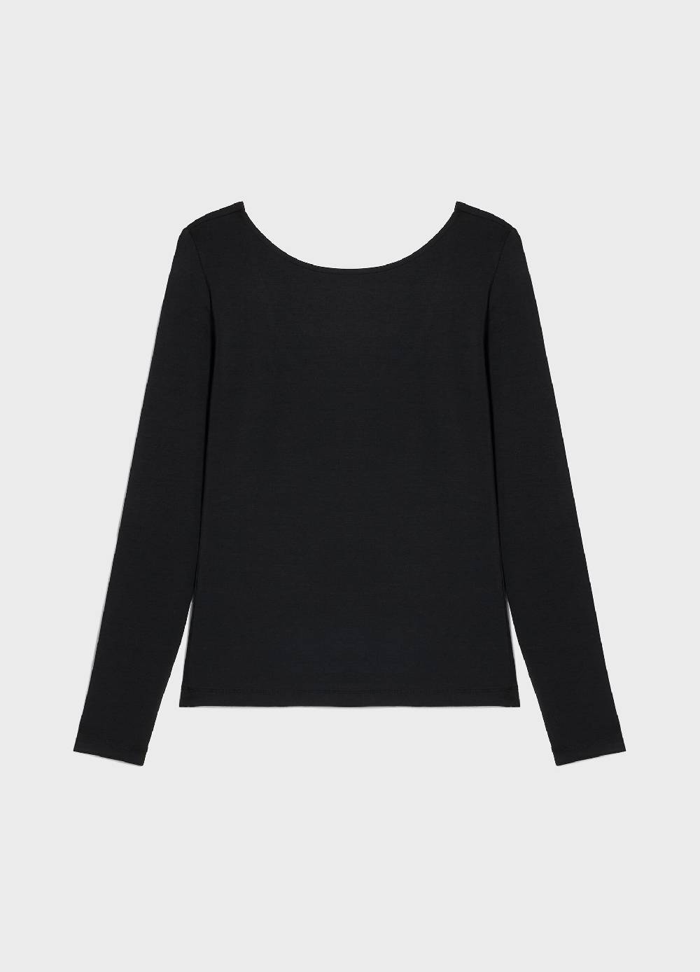 LES COPAINSMaglia a maniche lunghe in tessuto stretch Shopping Online