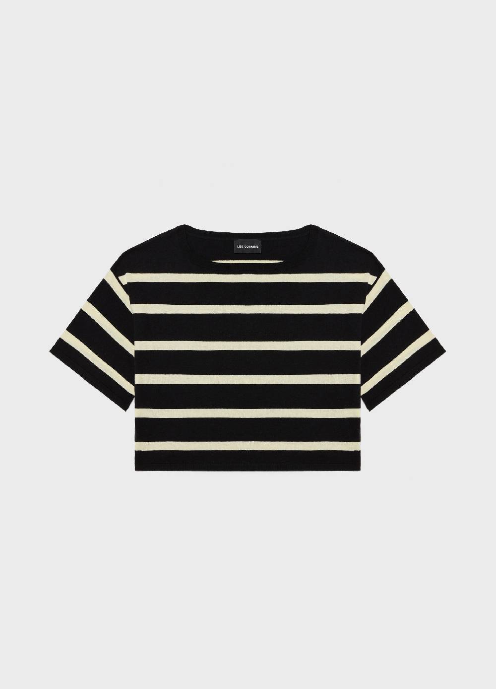 LES COPAINSMaglia tricot in seta e cotone a righe Affare Del Giorno