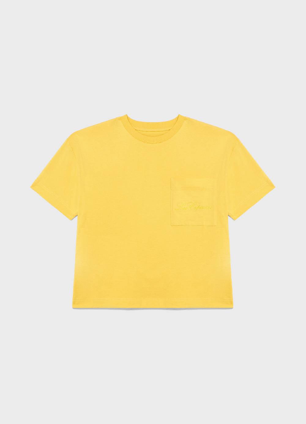 LES COPAINST-shirt con logo in puro cotone Prezzo Ridotto