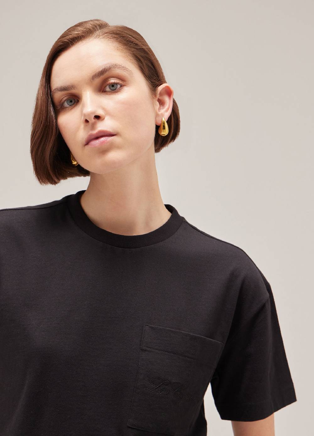 LES COPAINST-shirt con logo in puro cotone Sottocosto