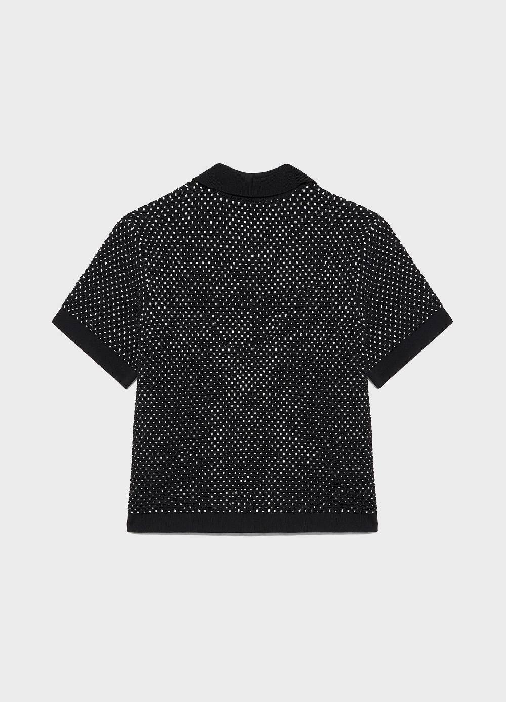 LES COPAINSMaglia tricot a maniche corte jacquard Offerta